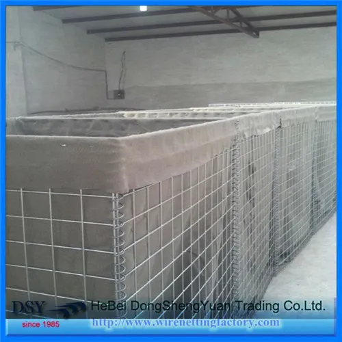 Flood Prevention Gabion Blast Wall Security System