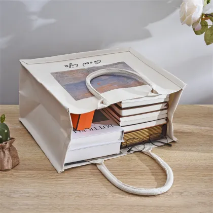 Van Gogh Canvas Fabric Tote Bags: Foldable and Reusable Shopping Bags