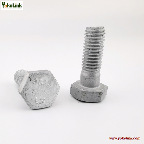 ASTM A449 Τύπος 1 Hex Bolt με παξιμάδι