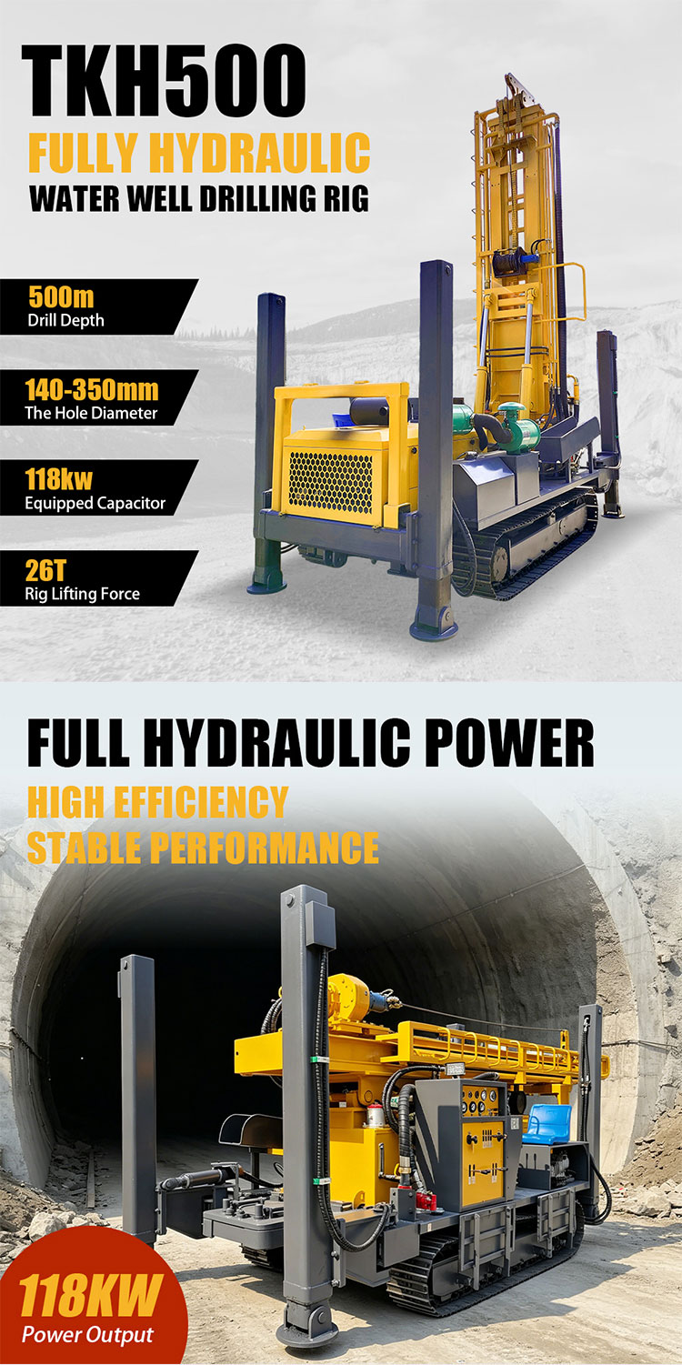 TKH500 Water Well Drilling Rig(3)