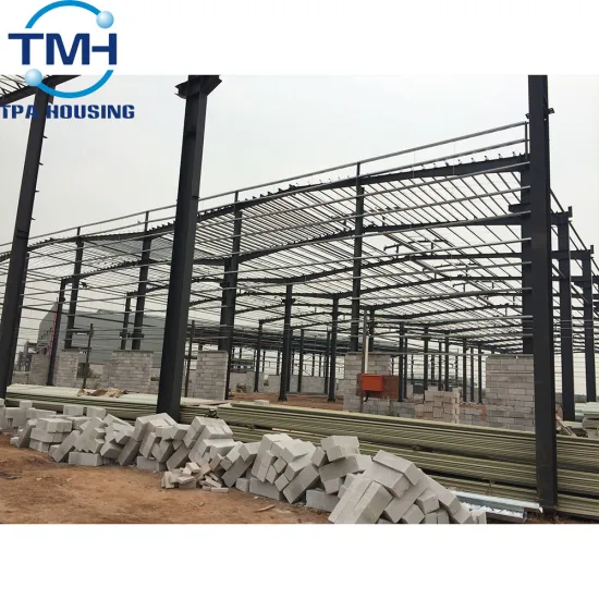 Modern Structural Steel Iron Frame Workshop Construction