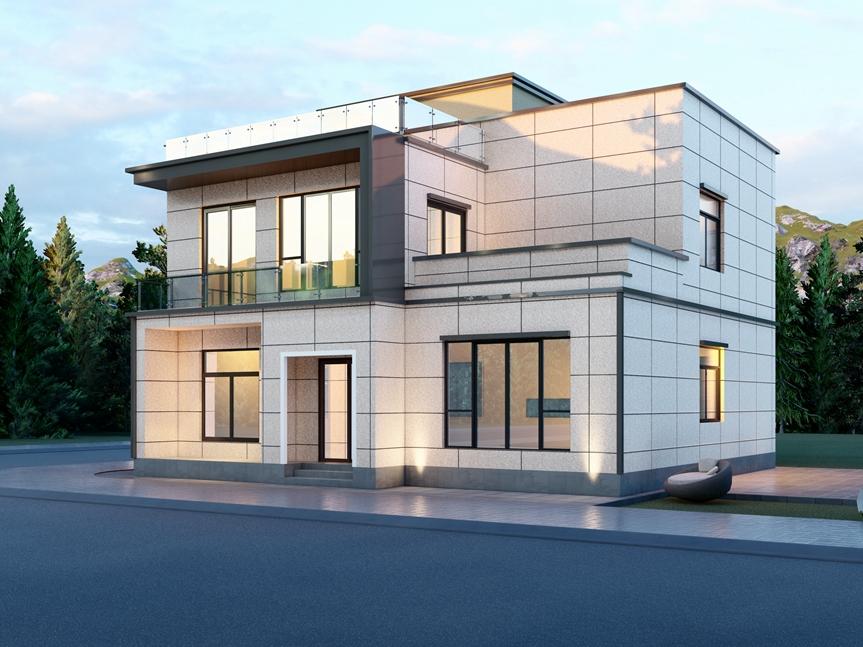 Light steel villa (24)