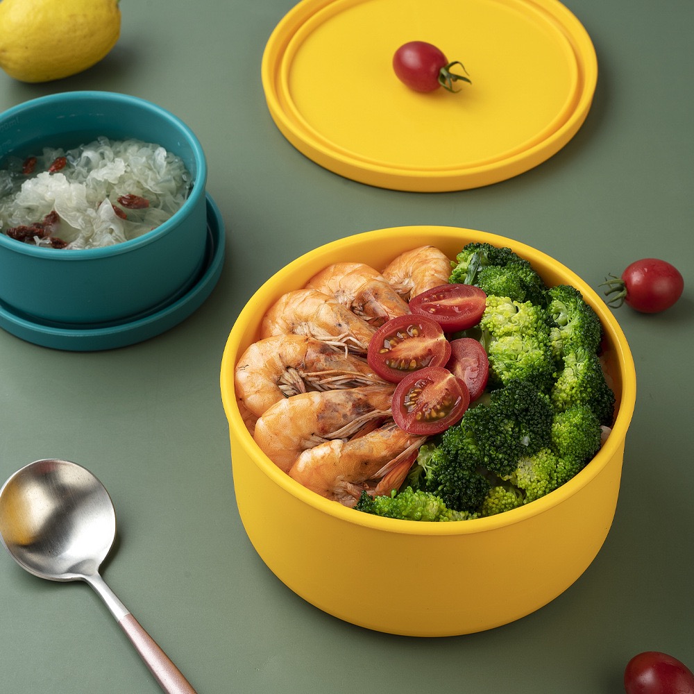 Glass Silicone Food Container