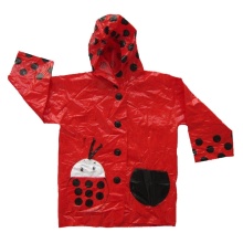 fashion pvc vinyl rain coat for kids