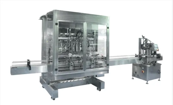 Eight-channel automatic filling and capping machine