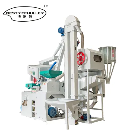 Rice hulling combination rice machine