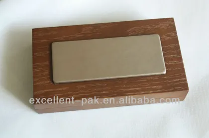 high quality wooden coin box / coin saving box