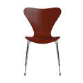 Plastic Phoenix Tail Metal Leg Dining Chair