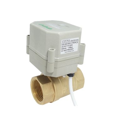 COVNA 1in DN25 Brass Mini Electric Actuator Motorized Ball Valve: Detailed Information and Specifications