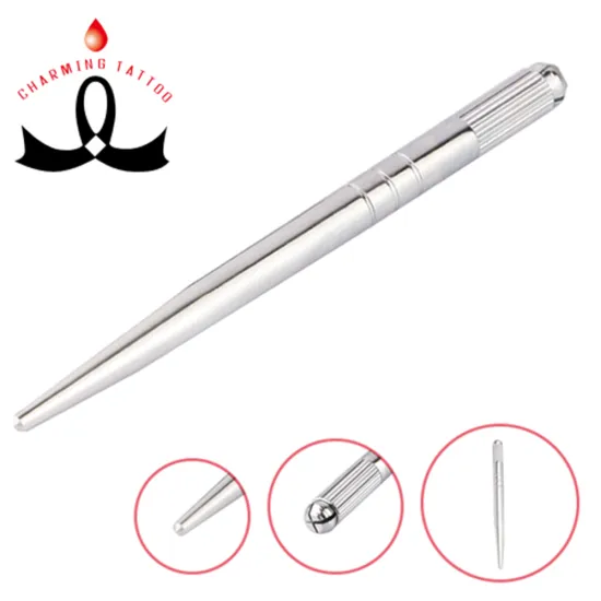 Top Grade Microblading Eyebrow Microblading Light Silver Manual pen