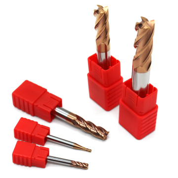 High-Quality Solid Carbide Tungsten Steel HRC 58 Flat End Mill Milling Cutter - 4*50, 3*50, 3*75, 4*75, 4*100 for Metal