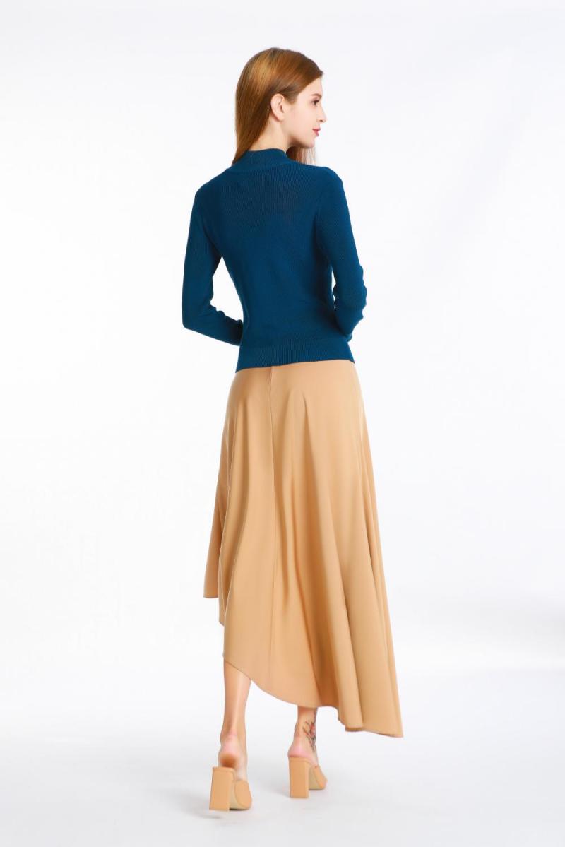 Bias-cut Satin Mermaid Skirt