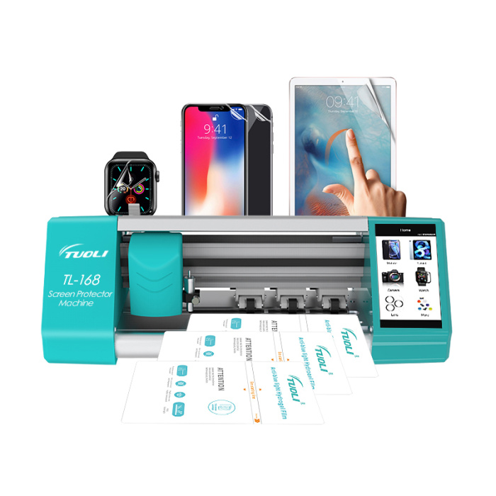 Mesin pemotong pelindung layar yang inteligent