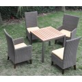 All weather garden PE rattan dining set