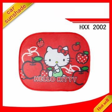 Fashional customized logo printed car electric sunshade side window sunshade