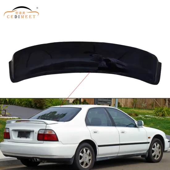 Black Window Car Exterior Accessories Acrylic Rear Roof Wing Spoiler for Accord 1994-1997