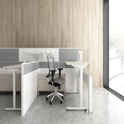 Adjustable Electric Lifting Desk Frame With Table