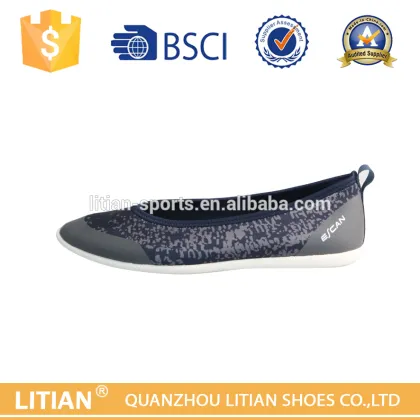 Latest design high quality lighter cloth material fabric women shoes