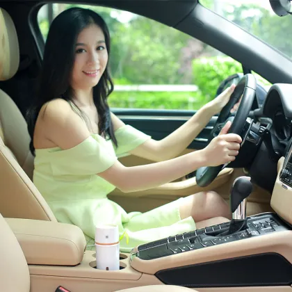 130ml Zen Ultrasonic Aroma Diffuser Bamboo Health Care