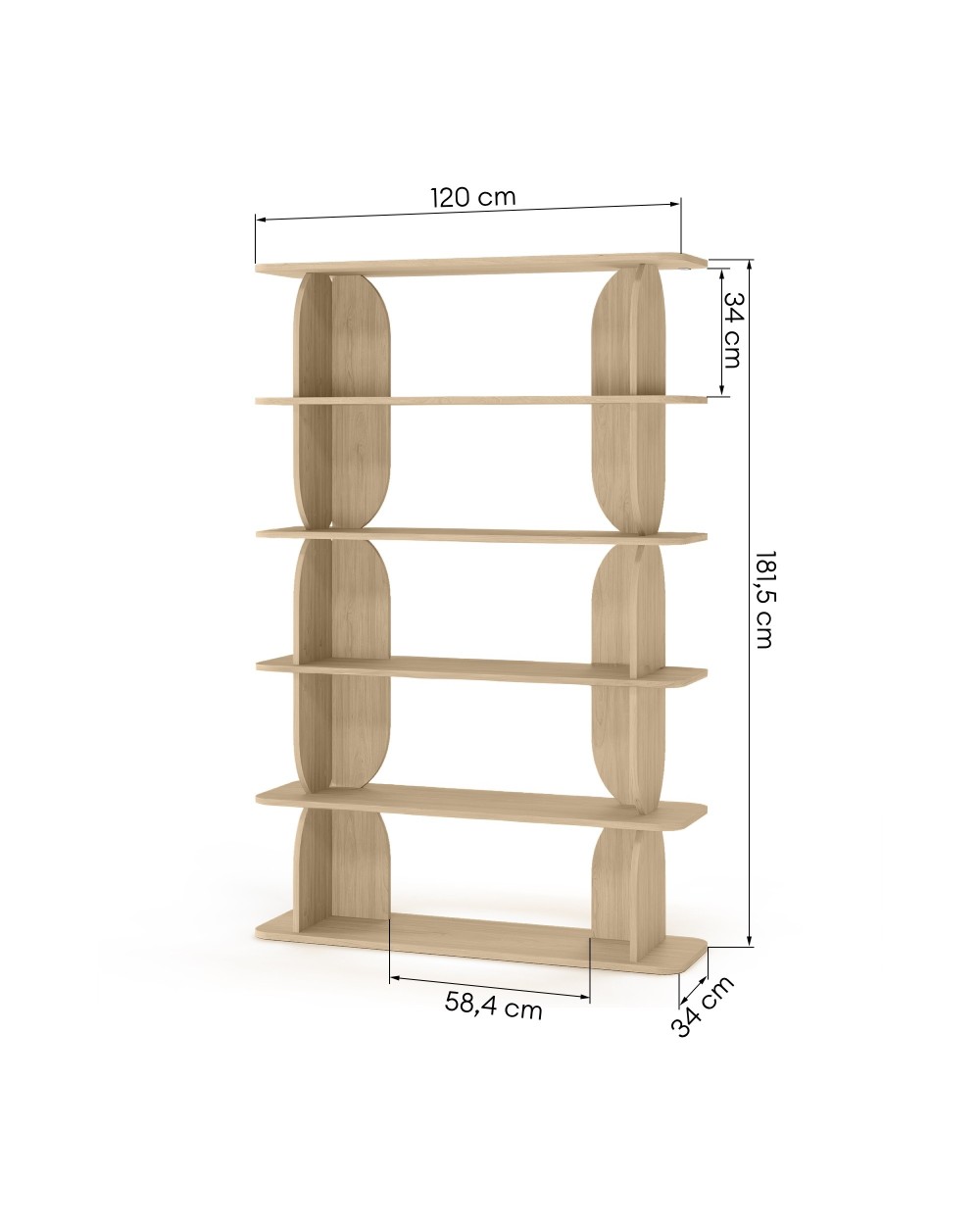 living room shelf
