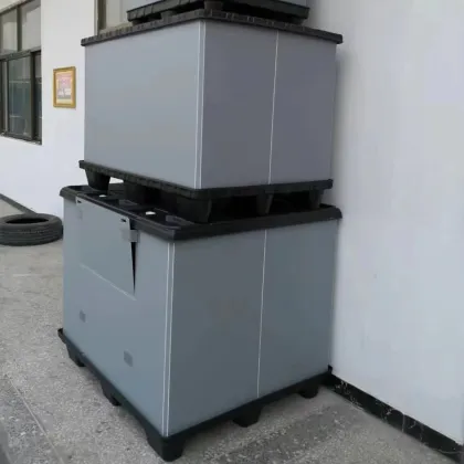 PP Collapsible Turnover Box for Pallet Storage