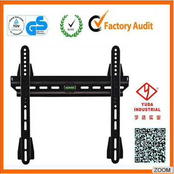 Fixed wall bracket support for flat TV 25-42" screen hanging