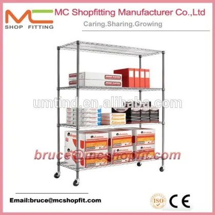 Quantum Storage Wire Shelving System ,used chrome wire shelving,sliding wire shelves