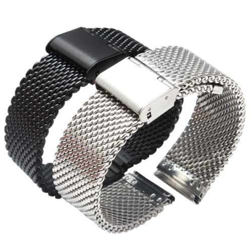 Banda milanesa de acero inoxidable para relojes de pulsera