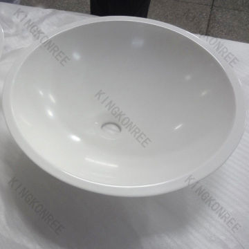 Artificial Stone Stone Wash Basin Acrylic Solid Surface Bathroom Wash Basins With Oem