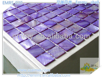 2013 new design dyed Chinese freshwater shell mosaic