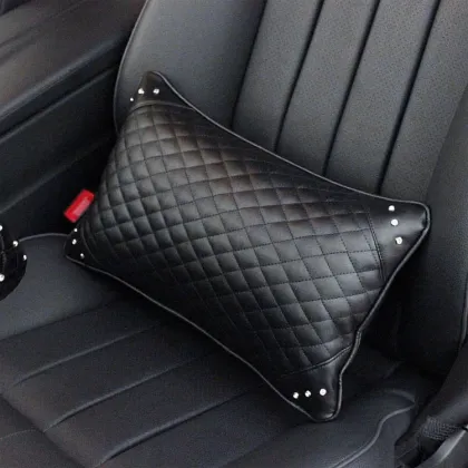 Car Headrest Cute Suede Car Neck Headrest Pillow