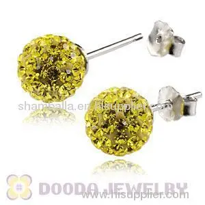 8mm Tresor Paris Swarovski Crystal Ball Stud Earrings Wholesale 