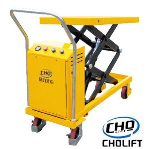 500KG Electric Single Scissor Lift ตาราง