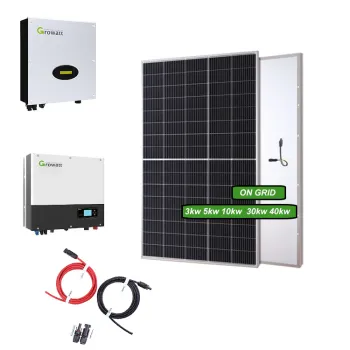 Complete 30KW, 40KW, and 50KW Solar Power Systems with Grid-Tie Compatibility for Solar Farming: High-Efficiency Solar Panels