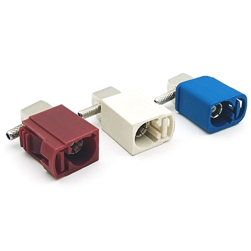 Fakra Right Angle Female Coaxial Antenna Connector