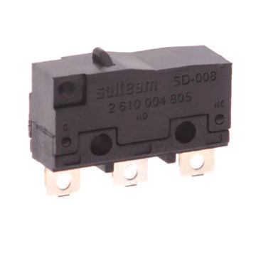 Micro switches, withstanding voltage of 500V DC, dust-resistant