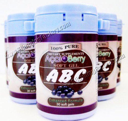 100% ursprungliga ABC Acai Berry bantning kapsel