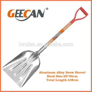 Aluminum Alloy Snow Shovel With Wooden Handle