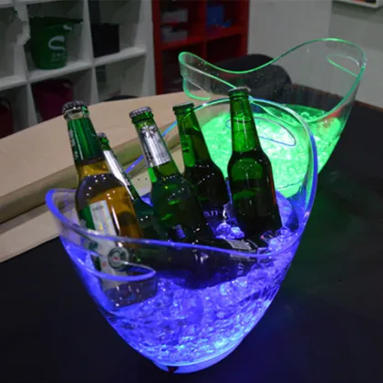 belaire rose champagne led ice bucket