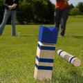 Viking Chess Beach Hardwood Kubb Partyチームゲーム