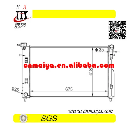 COMMODORE VY V6 modine radiator