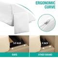 King Size White Bed Wedge Cushion