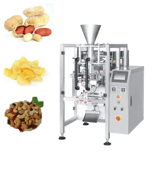 Multi-Function Automatic Vertical VFFS Pillow Bag Packing Machine for Granule, Powder, and Liquid Packaging