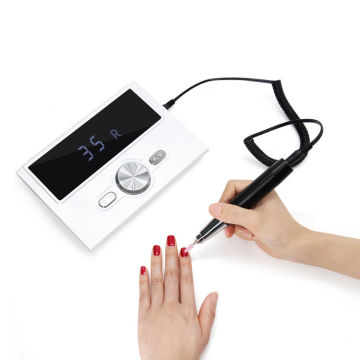 Pro Electric Acrylic Nail Drill 35000rpm with Large LCD Display Screen