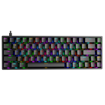 Wired 68-Key High Quality Backlit Mechanical Keyboard for Gaming and Office Use