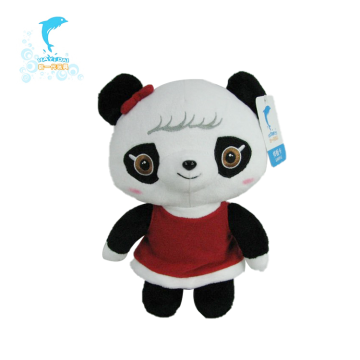 ตุ๊กตาหมีแพนด้าตาโตอ้วนน่ารัก