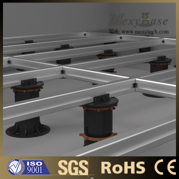 Foshan new pedestal system,aluminum joist plastic pedstal for wpc decking.