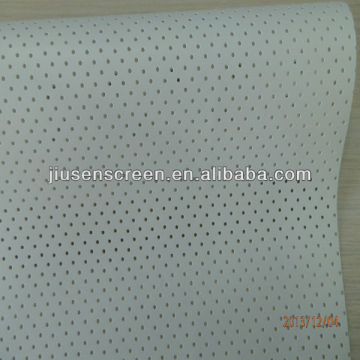 white-white acoustically transparent screen