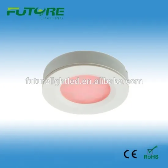 12V 1.4W 120mA color-changing rgb led puck light