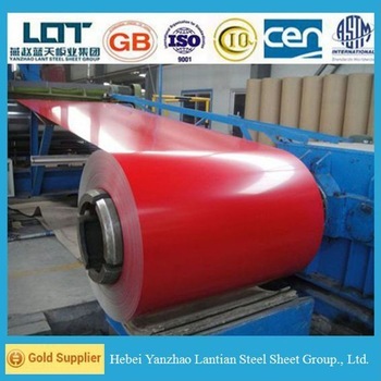 Hot !!! Prepainted galvanized steel coil , galvalume steel coil , any ral color coated PPGI ral1005